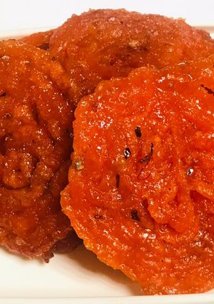 A picture of Homemade jalebi.