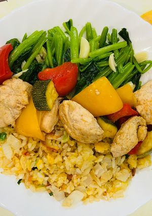 櫛瓜炒雞胸 的食譜成品照片
