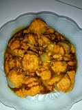 Cilok isi jando bumbu kacang