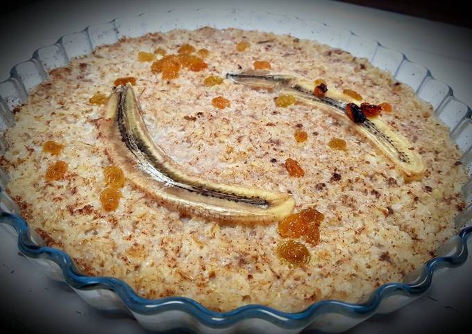 Simple Way to Prepare Quick Baked Banana Porridge