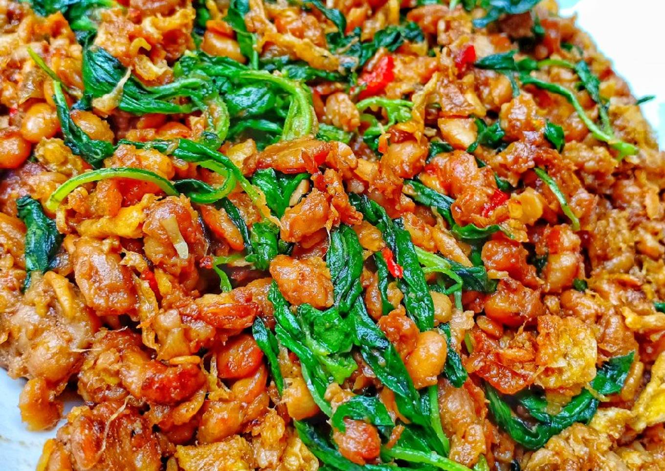 Oseng Kemangi Tempe Semangit