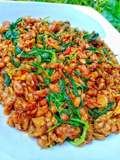 Foto resep Oseng Kemangi Tempe Semangit