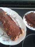 Bizcocho de zanahoria con cobertura de chocolate