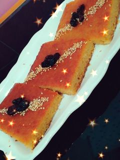 صورة لوصفة 🌹خبز لباي أو بسبوسة الخبز اليابس(لاشابلوغ) 💁👇
