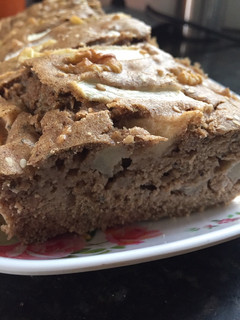 Una foto de Torta de manzana diet rápida
