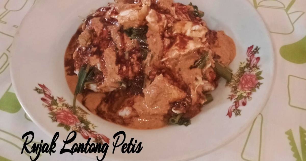 Resep Rujak Lontong Petis oleh Lu'lu'ul Hamdiyah - Cookpad