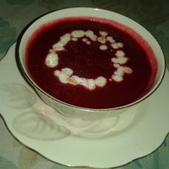 A picture of Beetroot soup.