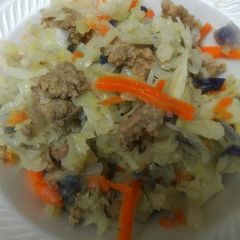 A picture of Warm Hamburger Slaw.