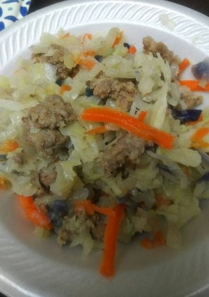 A picture of Warm Hamburger Slaw.