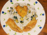 Arroz con pollo y calabacín 🍲