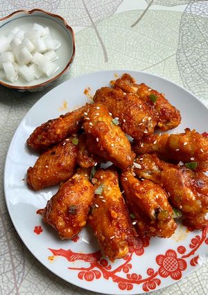 รูปของ ไก่ทอดซอสเกาหลี 🐔