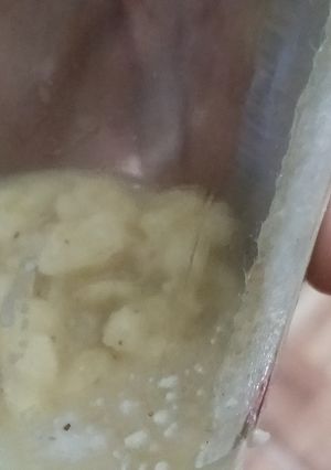A picture of Ginger paste.