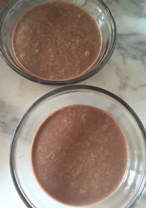 Una foto de Mousse de chocolate - vegano si no usa crema
