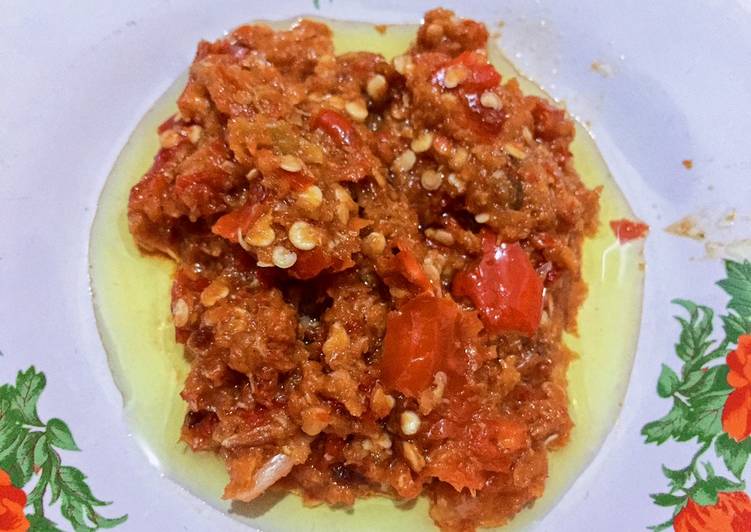 Resep Sambal bawang mentah yang Lezat Sekali