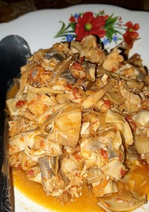 Foto resep Oseng jantung pisang