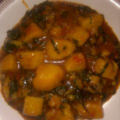 Yam porridge A picture of Yam porridge.