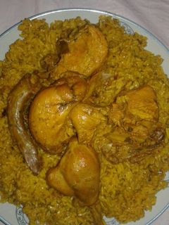صورة لوصفة الرز بالدجاج