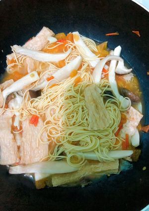 Hình của món Mỳ chay.