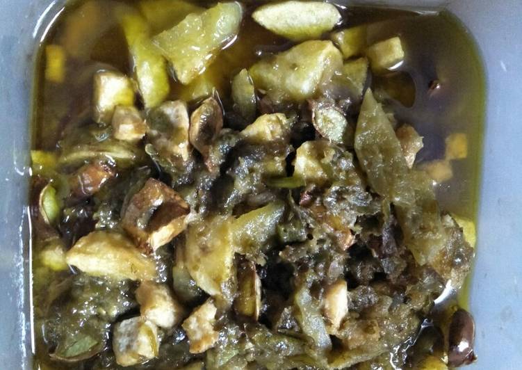 Sambal campur ijo Pete Padang
