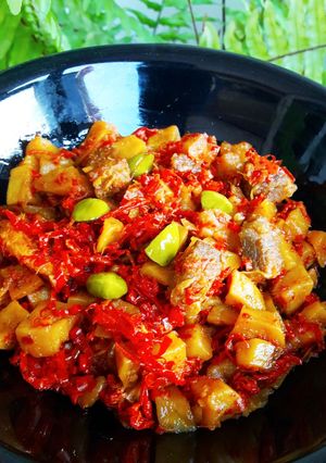 Foto resep Sambal Goreng Kentang Daging Sapi Tanpa Santan