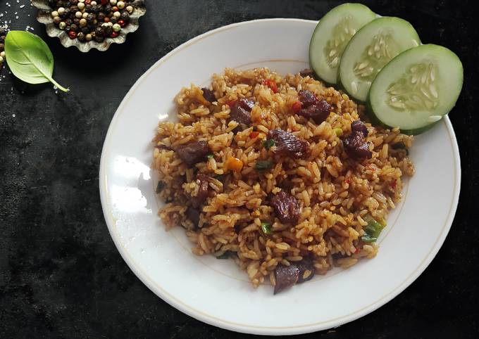 Resep Nasi Goreng Kambing Bumbu Kari Oleh Dinda S Kitchen Cookpad