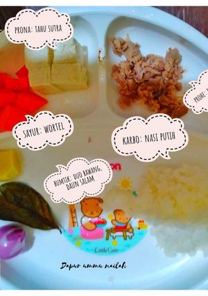 Foto resep Mpasi 6MO+ 4⭐ bubur daging wortel