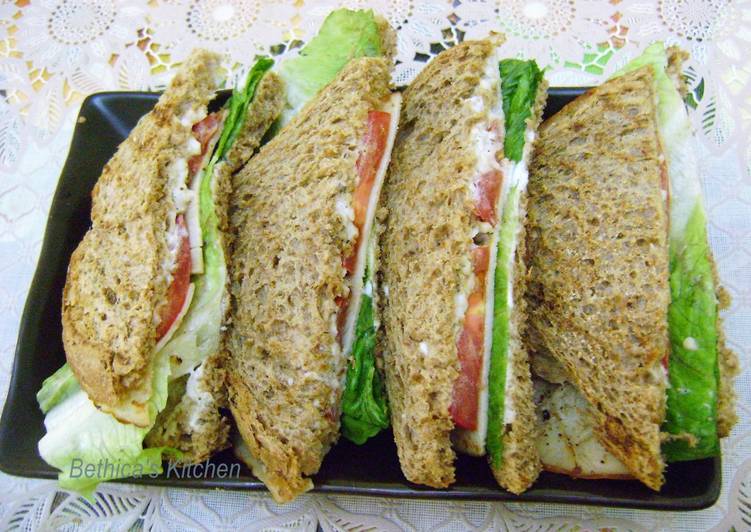 Turkey Ham Sandwich