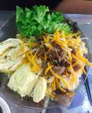 Mì Koreno xào thịt bò cho bữa trưa