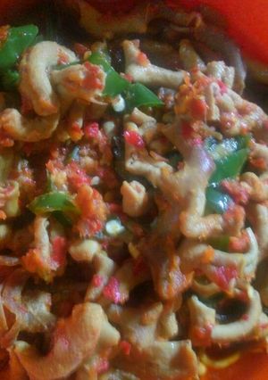 Foto resep Usus ayam pedas