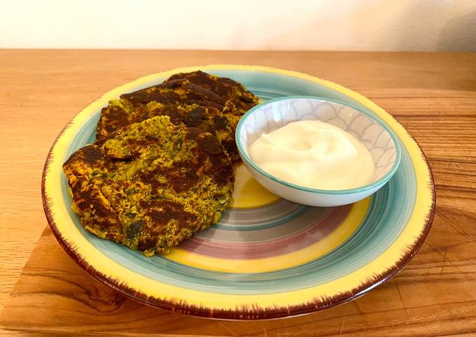 Modo più semplice a Fai  Ultimate Finte frittelle con ceci, zucca e rucola con maionese all’acqua faba