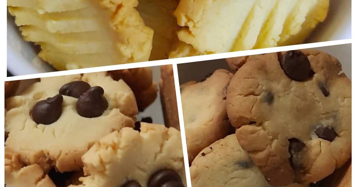 Resep Eggless cream cheese butter cookies oleh Angkasa Luni Cookpad