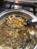 Caldo de lentejas a la Sonorens