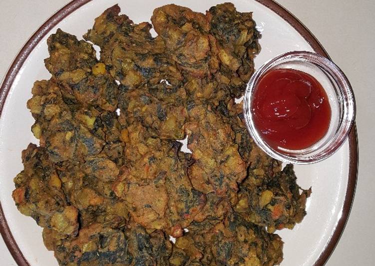 Baked vegetable fritters