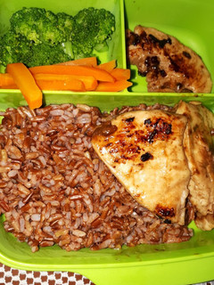 Foto resep [MENU DIET] Ayam Panggang w/ Red Rice n Veggie