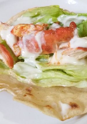 Una foto de Kebab de pollo