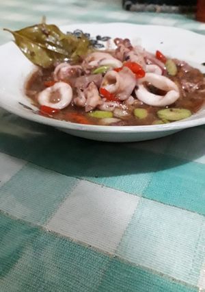 Foto resep Cumi pete saus teriyaki