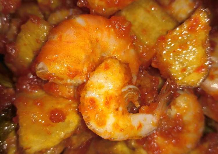 Resep Udang kentang balado Anti Gagal