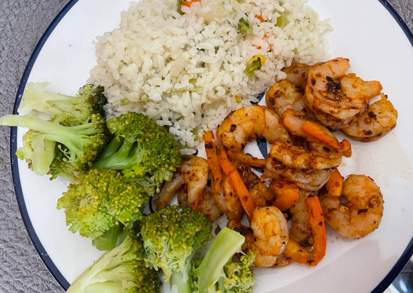 Camarones empapelados