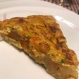 Tortilla de boniato, patata y cebolla 🍠 🧅 🌿