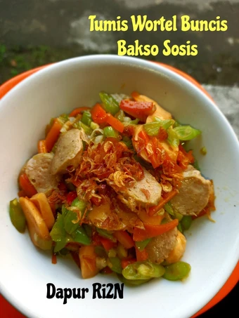 Langkah Mudah untuk Membikin Resep Tumis Wortel Buncis Bakso Sosis yang Lezat Anti Ribet, Bikin Ngiler