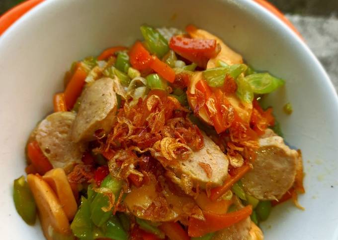 Resep Tumis Wortel Buncis Bakso Sosis Oleh Unis Shodiqin Cookpad