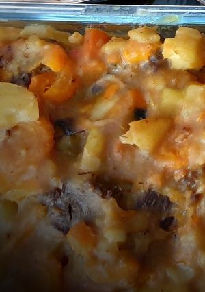 Une photo de Ragoût de bœuf aux légumes et pommes de terre