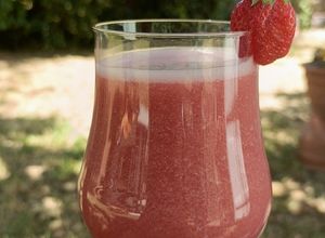 Une photo de 🍉 Smoothie Pastèque Fraise