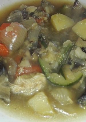 A picture of Murcian Boiled Vegetable Stew.