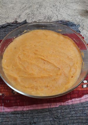 Una foto de Puré de zapallo y papas. 😋