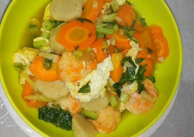  Resep  Tumis  sayur  capcay  ala kadarnya oleh Feby Istari 