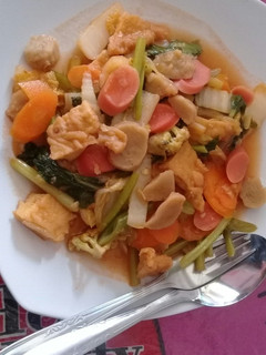 Foto resep Capjay kuah merah