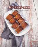 Kek gula hangus @sarang semut masak pakai periuk nasi kayangan
