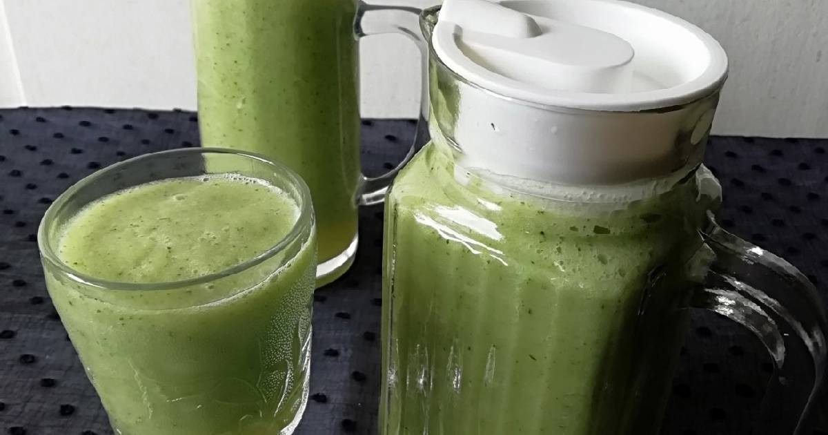 Resep 800.Brokoli Melon Jambu Kristal Smoothies oleh 🍹🍕 pawonku 🍜🍚
