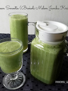 Foto resep 800.Brokoli Melon Jambu Kristal Smoothies